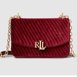 ❤️RLL Quilted Velvet crossbody❤️